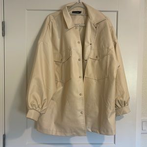 Faux leather jacket
